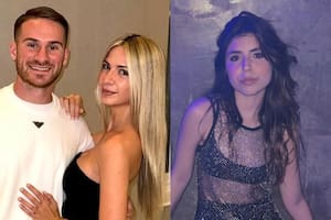 Mac Allister cumplió años y Ailén Cova lo saludó con en las redes con imágenes de ellos juntos, algunas de la época en la que él estaba con Mayan (Instagram @alemacallister / @camimayan)