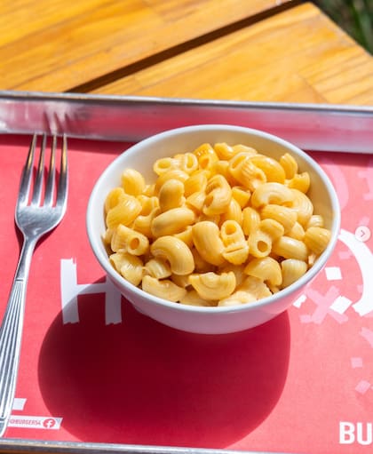 Mac&cheese, un infalible entre los más pequeños.