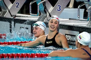 Macarena Ceballos puso a la natación argentina en lo más alto y se llevó el oro en su especialidad