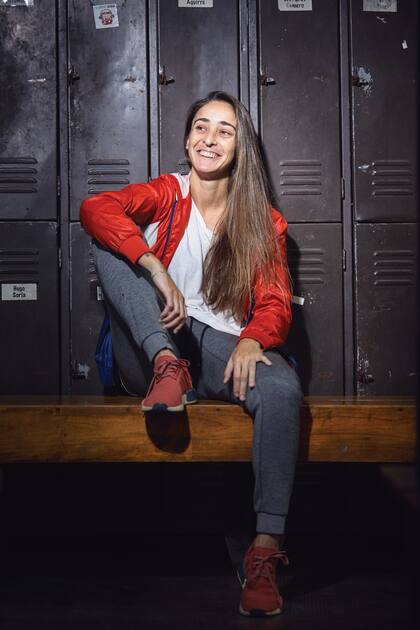 Macarena Sánchez Jeanney (27), exjugadora de UAI Urquiza y militante de la causa