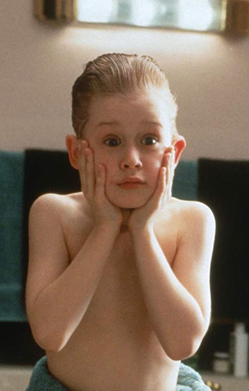 Macaulay Culkin, en una escena de Mi pobre angelito