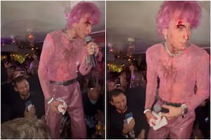 Machine Gun Kelly tuvo una riesgosa actitud en pleno show