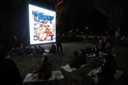 Machine Hallucinations: coral, la obra digital mutante de Refik Anadol, exhibida junto al museo Sívori