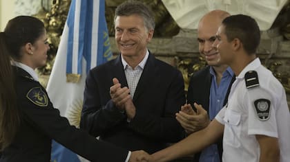 Macri anunció en 2016 traspaso de la Policía Federal a la Ciudad e incrementó el porcentaje de coparticipación a transferir.