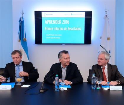 Macri compartió con su gabinete los resultados de Aprender