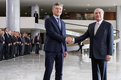 Macri con Temer