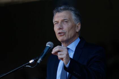 Macri dio un discurso de media hora en la exposición en La Rural