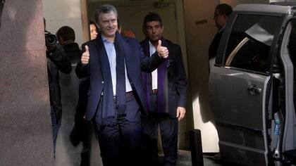 Macri, el año pasado tras ser operado de la rodilla