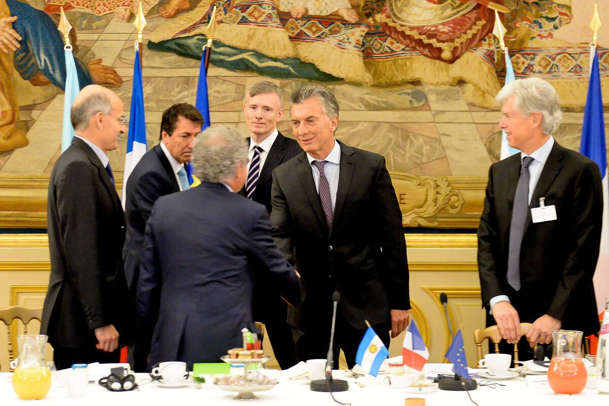 Macri en Paris