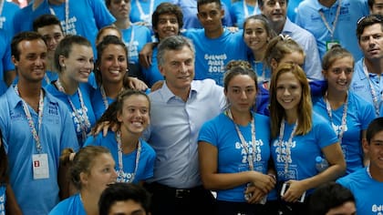 Macri en el Cenard