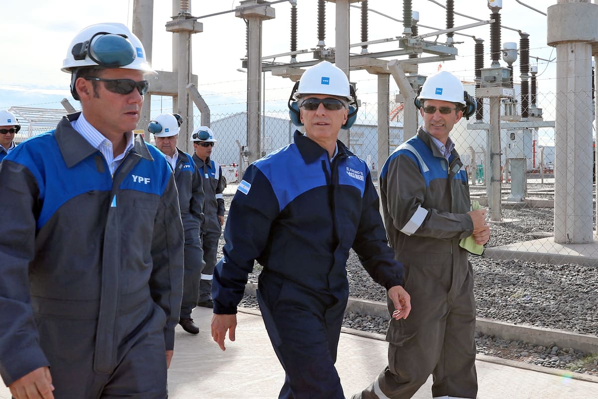 Macri en Vaca Muerta