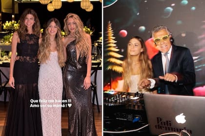 Macri estuvo junto a Antonia al lado de la DJ Puli Di María, mientras que Juliana Awada se limitó a publicar imágenes más formales