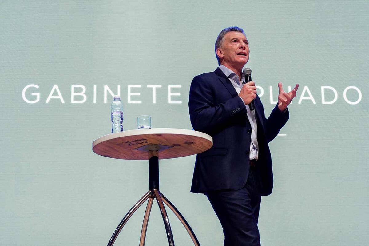 Macri fue el orador principal en la reunión de gabinete ampliado en el CCK