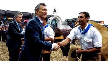Macri hoy en La Rural