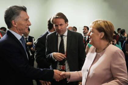 Macri, junto a Merkel