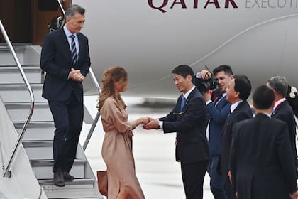 Macri llegó esta anoche a Osaka para participar de la reunión de mandatarios