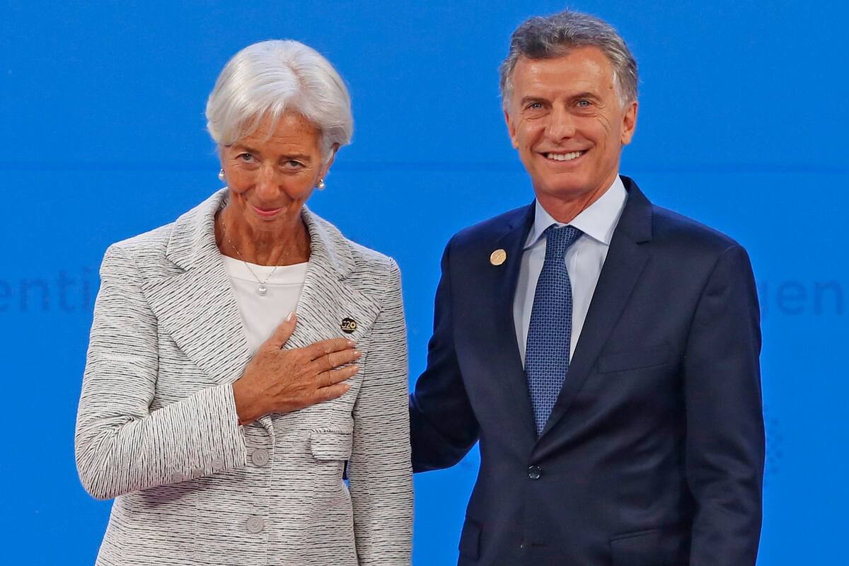 Macri luego de saludar a Lagarde del FMI