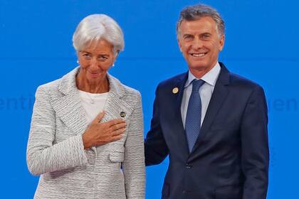 Macri luego de saludar a Lagarde del FMI