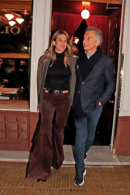 Macri Mauricio, con su pareja, Dolores Teuly