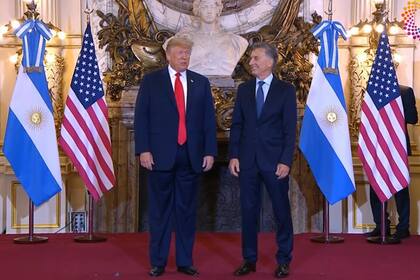 Macri received Trump in the Casa Rosada to strengthen the bilateral relationship