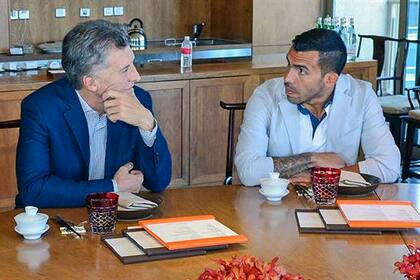 Macri respaldó el ingreso de Carlos Tevez a la política de Boca.