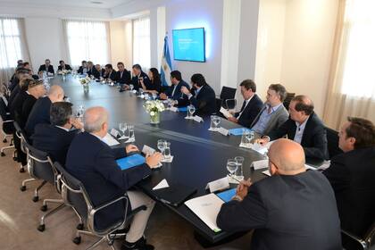 Macri encabezó hoy la reunión de gabinete en Olivos
