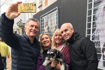 Macri se mostró junto con Horacio Rodríguez Larreta