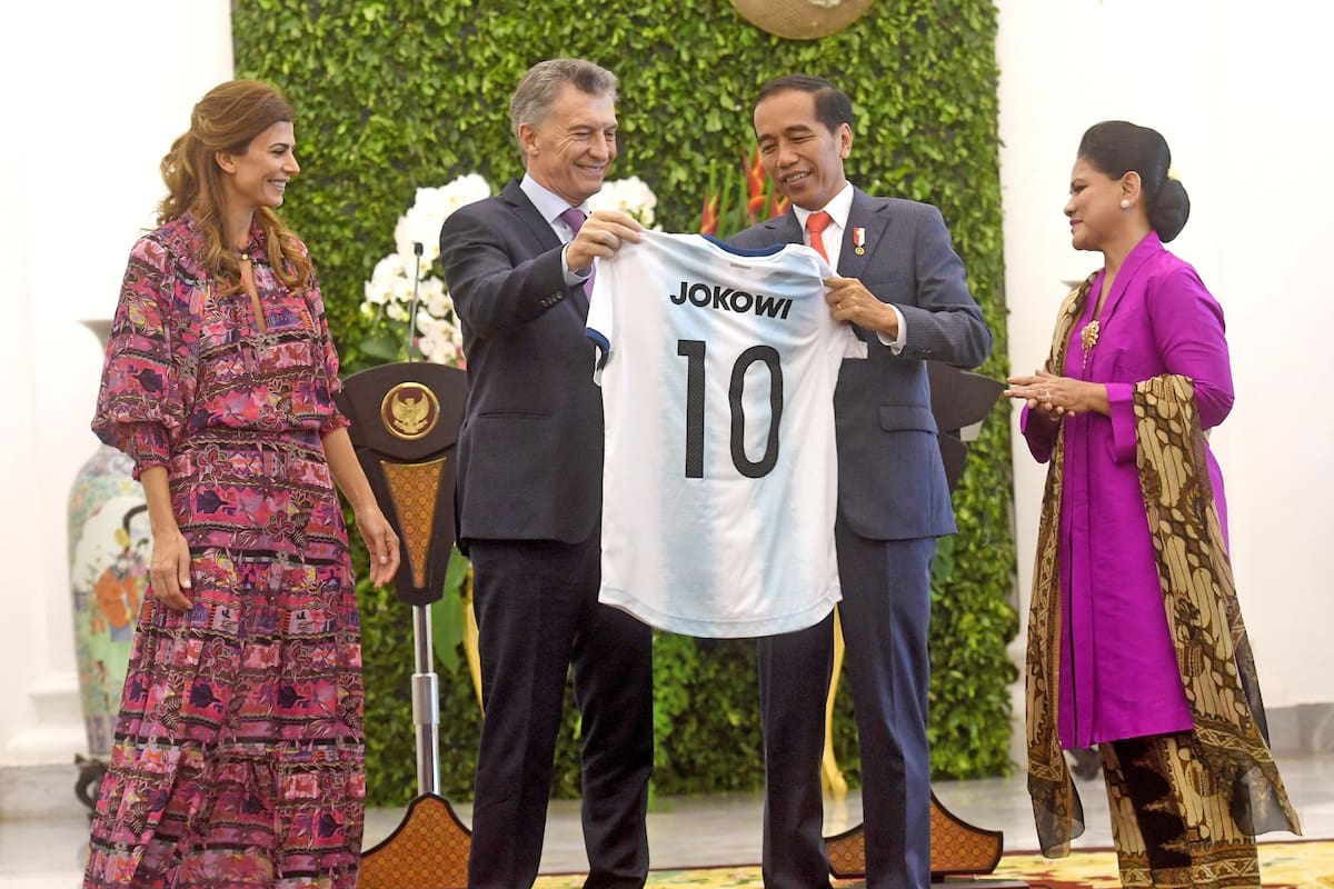 Macri se reunió con el presidente de Indonesia antes de viajar a Japón
