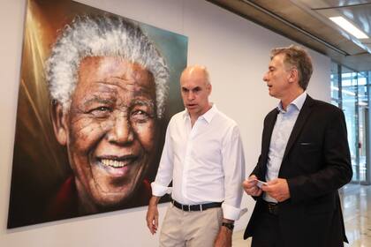 Macri visitó a Larreta en la sede del gobierno porteño y participó de una reunión de gabinete