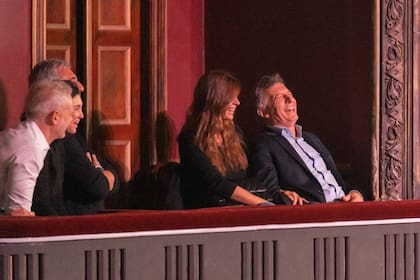 Macri y Awada disfrutaron del show de Bossi