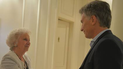 Macri y Carlotto en Olivos