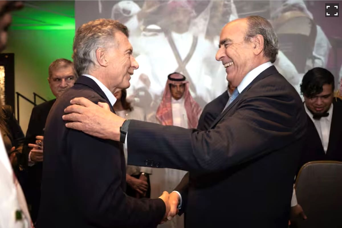 Macri y Francos mantuvieron un intercambio durante un encuentro en la embajada de Arabia Saudita