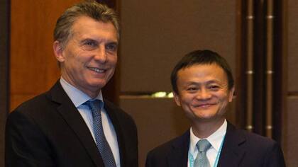 Macri y Jack Ma, dueño de Alibaba, en su primer reunión