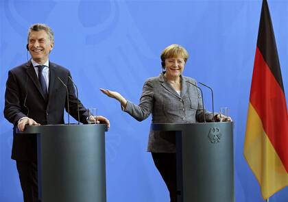 Macri y Merkel expresaron ayer sus coincidencias en Berlín