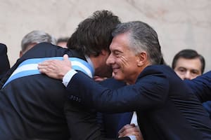 Macri y Milei, en el Congreso