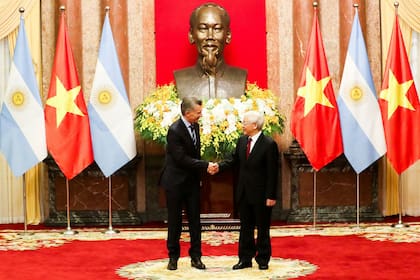 Macri y su par de Vietnam, Nguyen Phu Trong