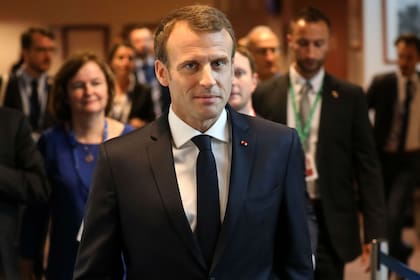 Macron, en la cumbre migratoria en Bruselas