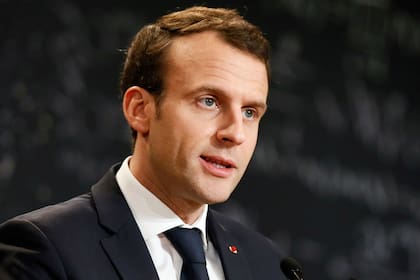 Macron, en un discurso en París