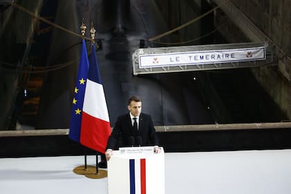 Macron impulsa un poder de disuasión nuclear europeo con Francia al mando