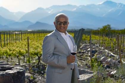 Madaiah Revana, delante de la Cordillera que lo enamoró en 2008