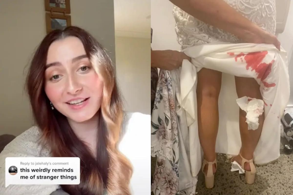 Madalyn Wise sufrió un aterrador momento en su baile de bodas