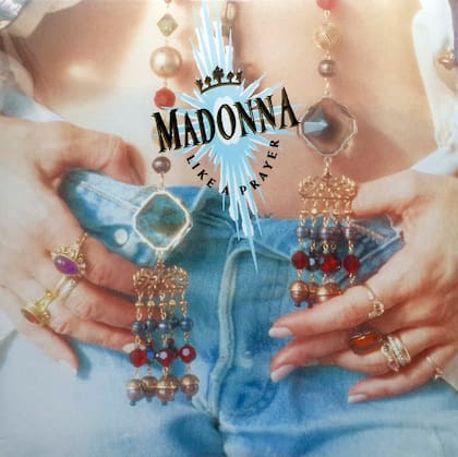 La tapa de Like a Prayer, el disco de 1989 de Madonna