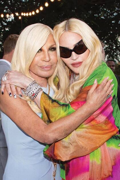 Madonna y Donatella Versace.