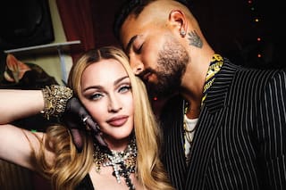 Las fotos de Madonna arriba de Maluma que revolucionaron las redes