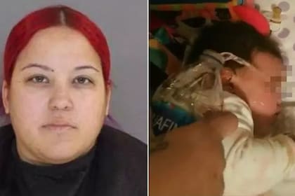 Madre de cuatro nenas, Caitlin Hardy fue detenida por tirarle agua en la cara a su pequeña hija mientras dormía.