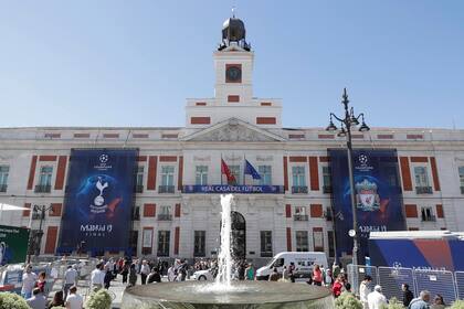 Madrid se prepara para la final de la Champions League entre Tottenham y Liverpool.