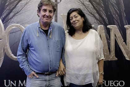 Luis García Montero y Almudena Grandes en Madrid, en 2016
