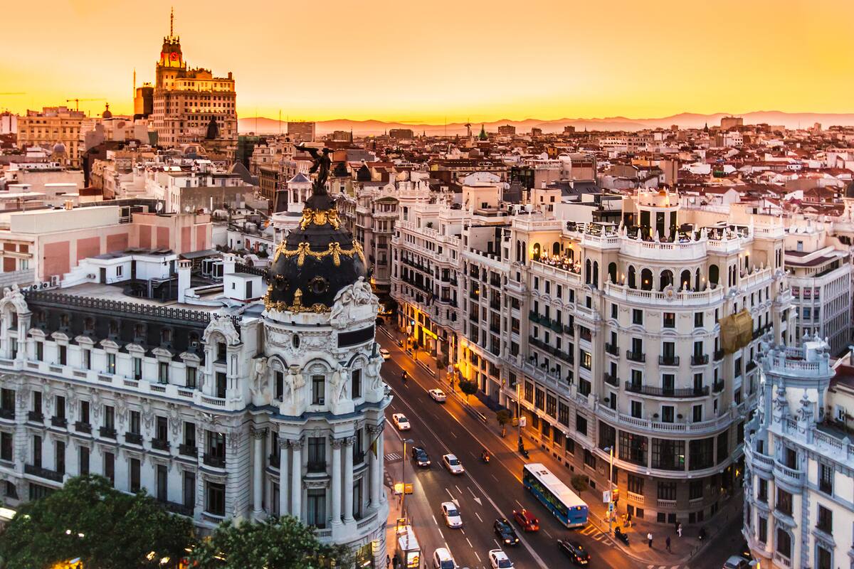 Madrid - Vista de la Gran Vía