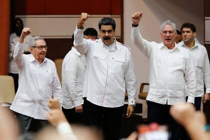 Maduro, en La Habana, con Raúl Castro y Díaz-Canel