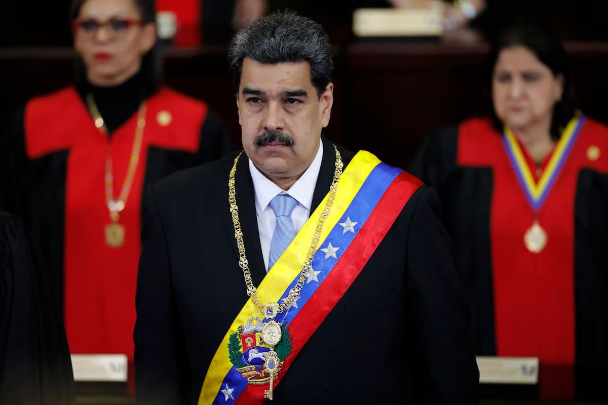 Maduro, frente a la Corte Suprema en Caracas